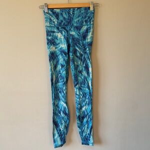 Lululemon Blue Patterned Leggings
